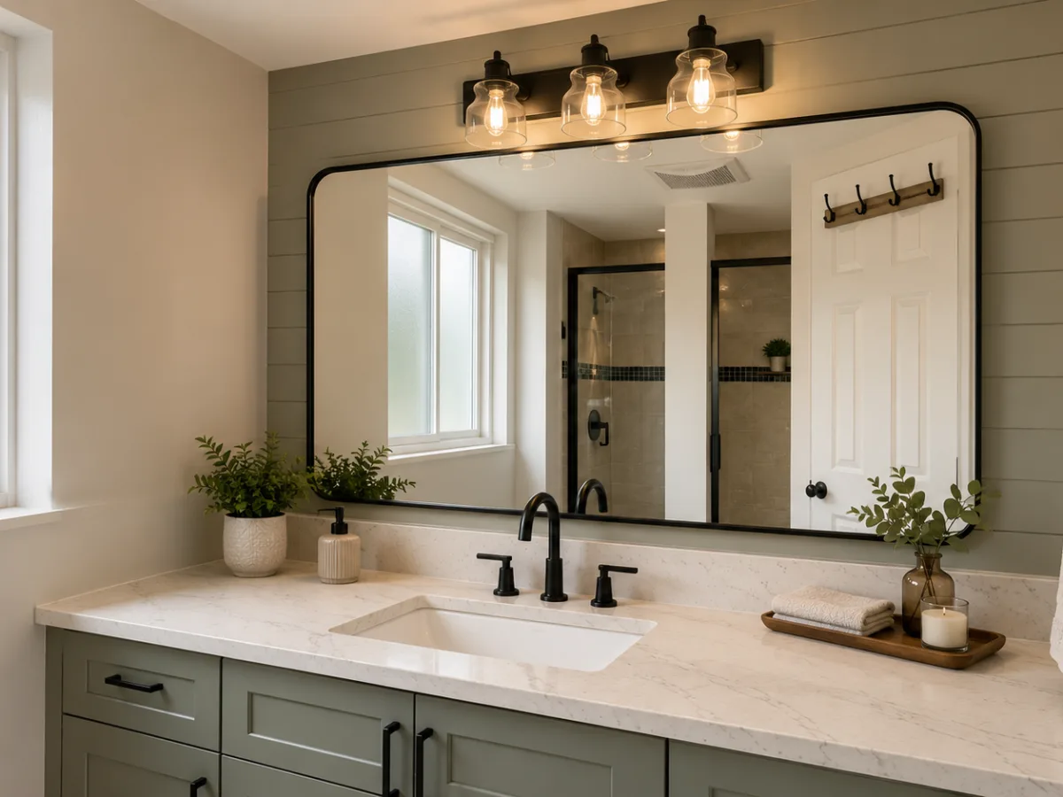Basement washroom Remake over 
