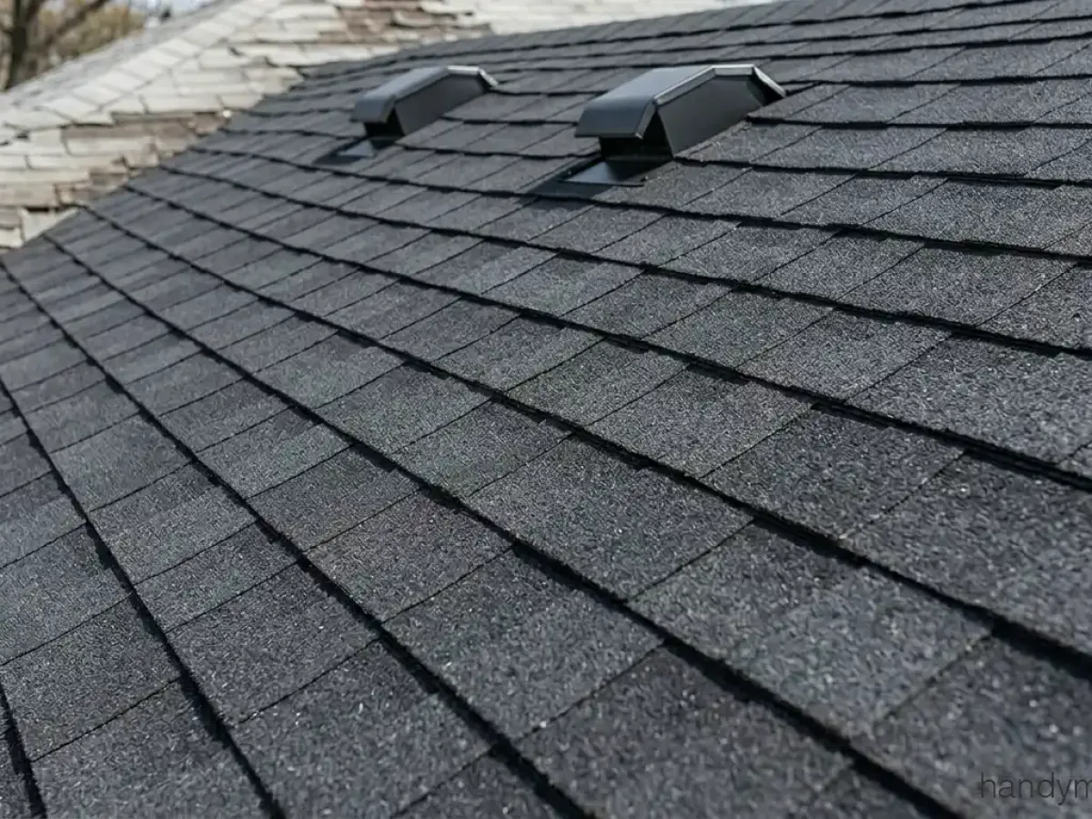 Leaking roof valley rebuilt