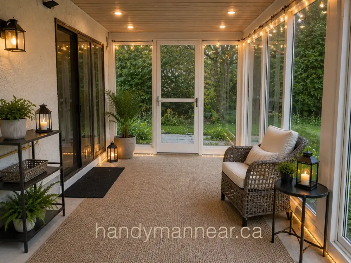 Converting Entry into Sunroom
